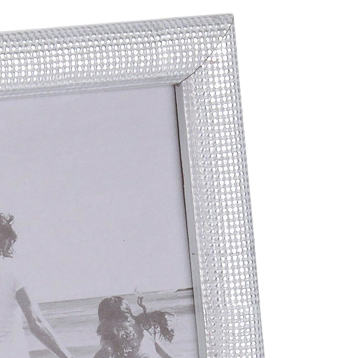 Pointed Silver Narrow Width Table Top Frame