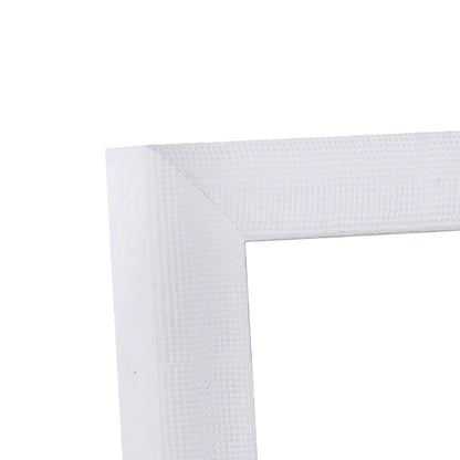 Pointed White Medium Width Table Top Frame