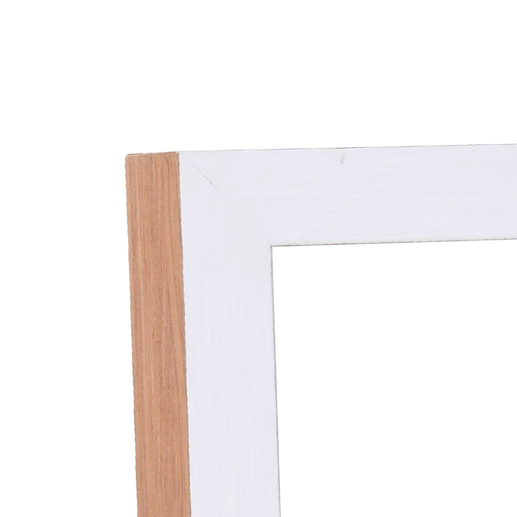 Steel White Traditional Narrow Width Table Top Frame