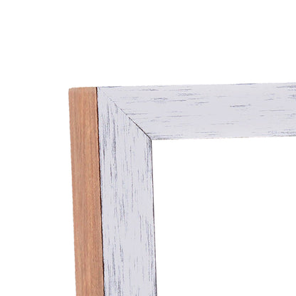 Steel Silver Rustic Narrow Width Table Top Frame