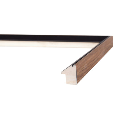 Steel Black Modern Narrow Width Table Top Frame