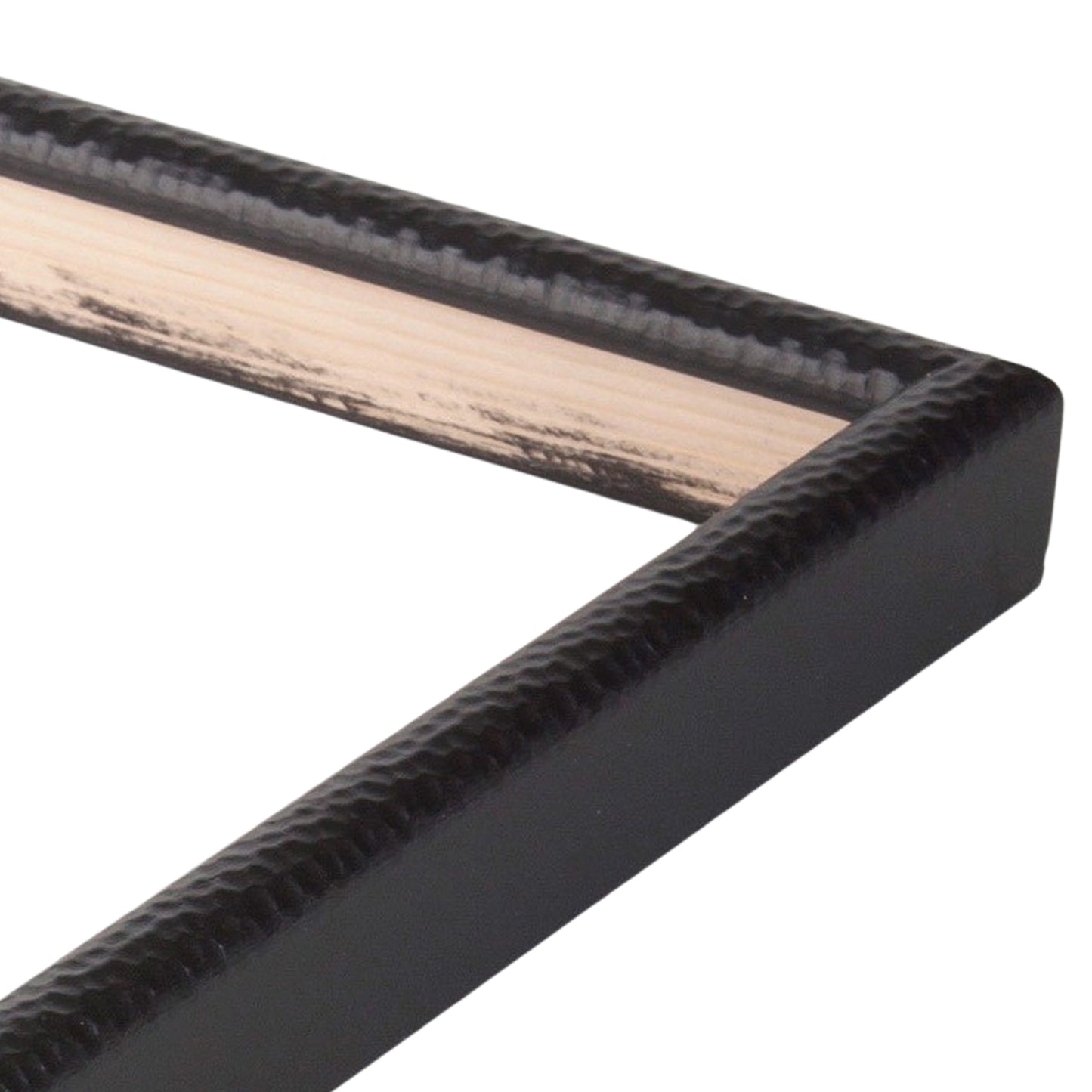 Hammered Black Narrow Width Table Top Frame