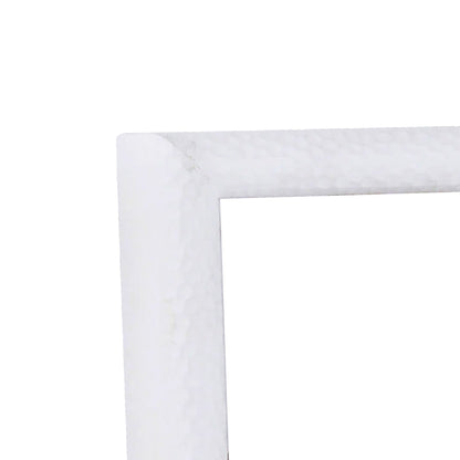 Hammered White Narrow Width Table Top Frame