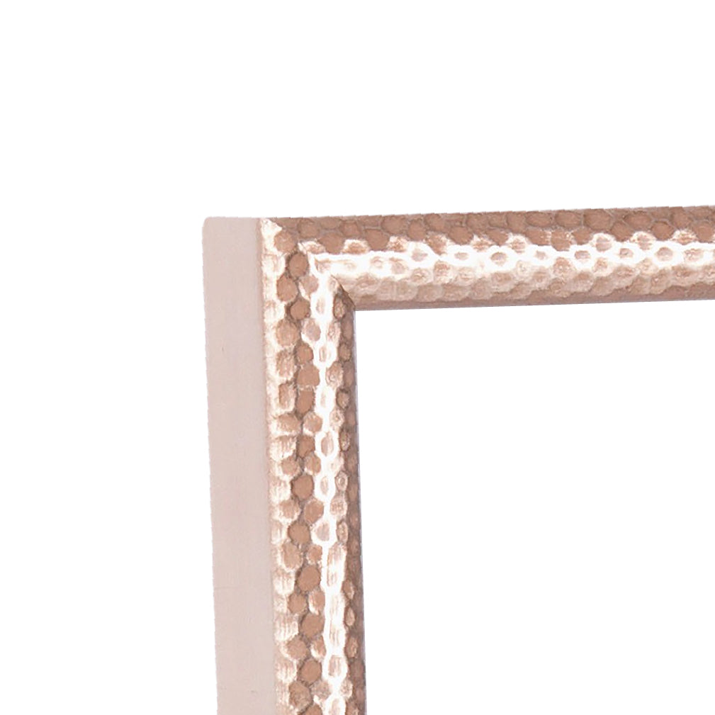 Hammered Champagne Narrow Width Table Top Frame