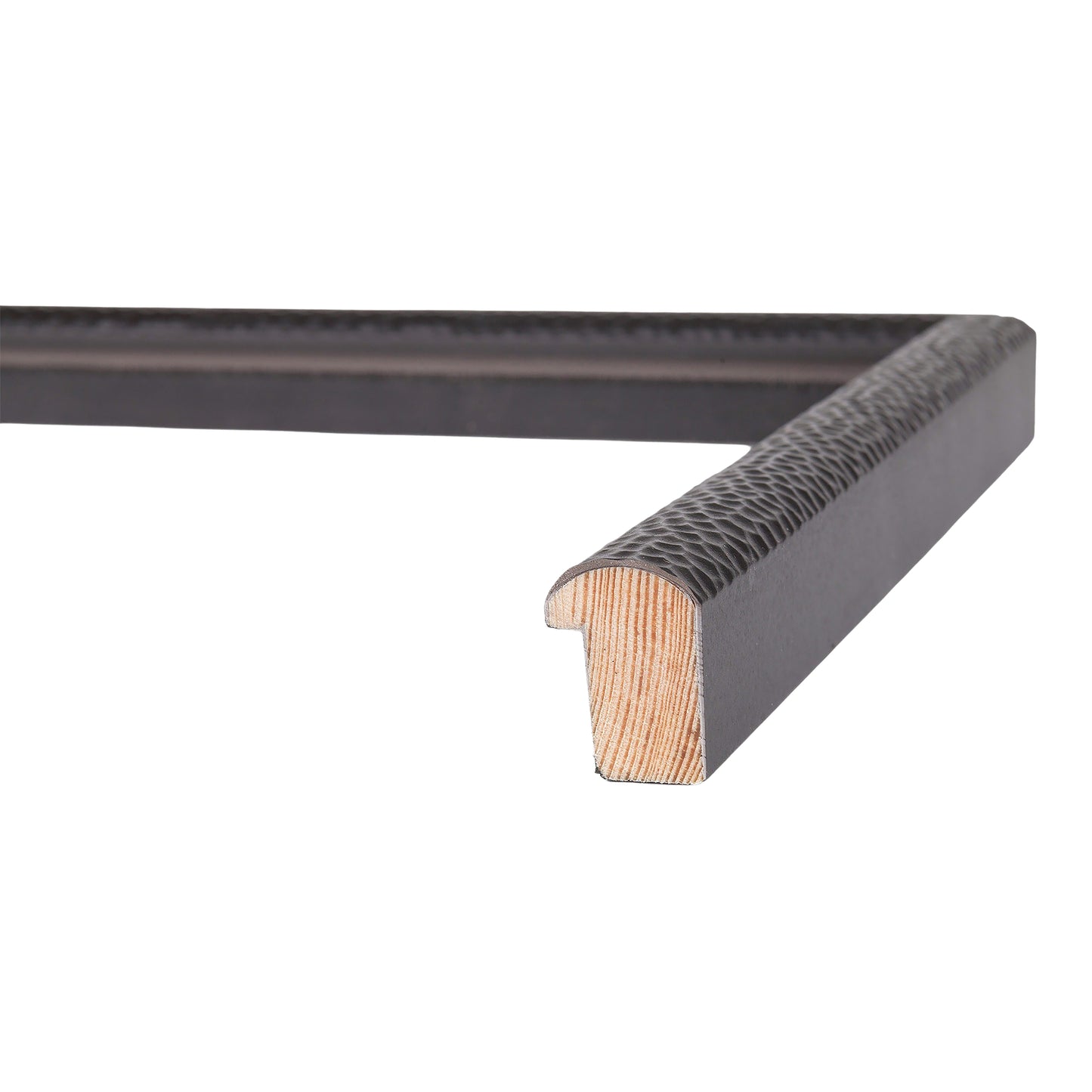 Hammered Black Medium Width Table Top Frame
