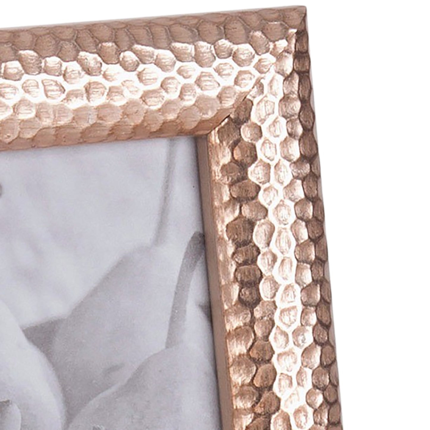 Hammered Champagne Medium Width Table Top Frame