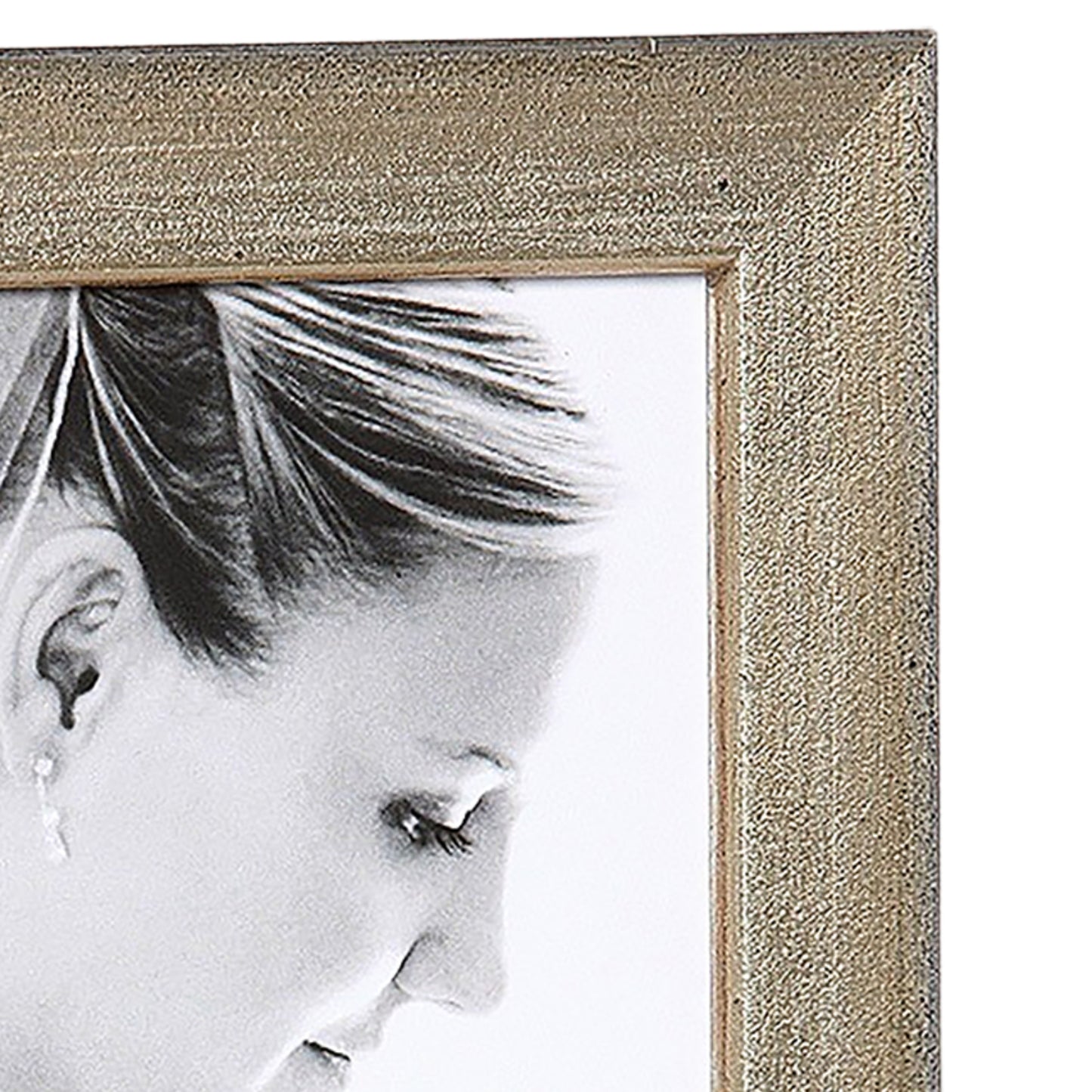 Cool Silver Narrow Width Table Top Frame