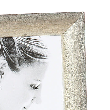 Cool Silver Contemporary Narrow Width Table Top Frame