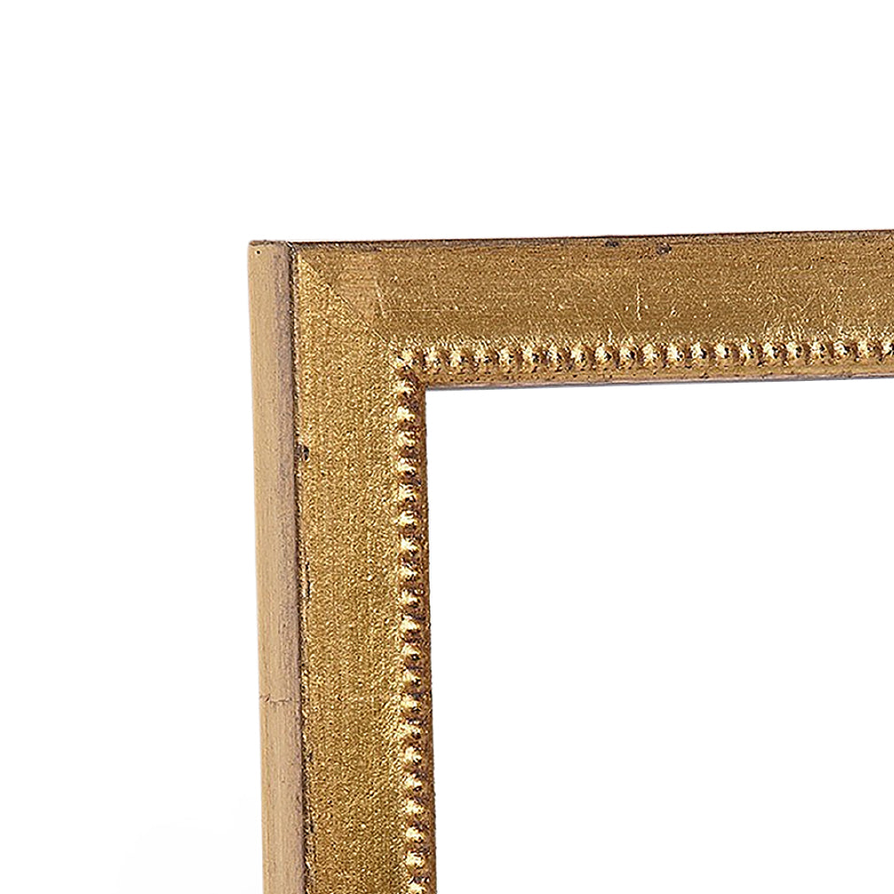 Cool Gold Motif Narrow Width Table Top Frame