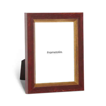 Bordeaux & Cool Gold Medium Width Table Top Frame