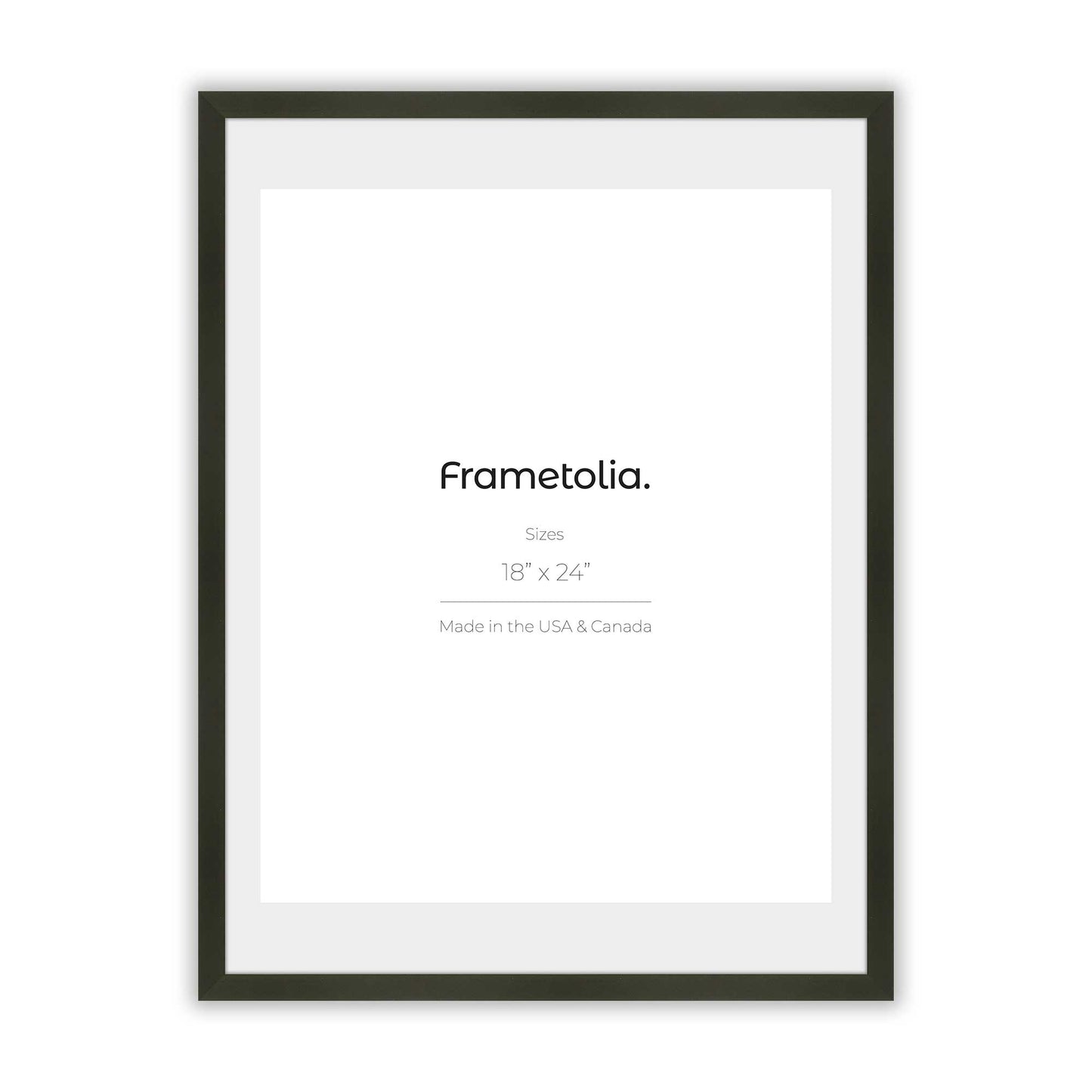 Satin Black Frame With Custom Print