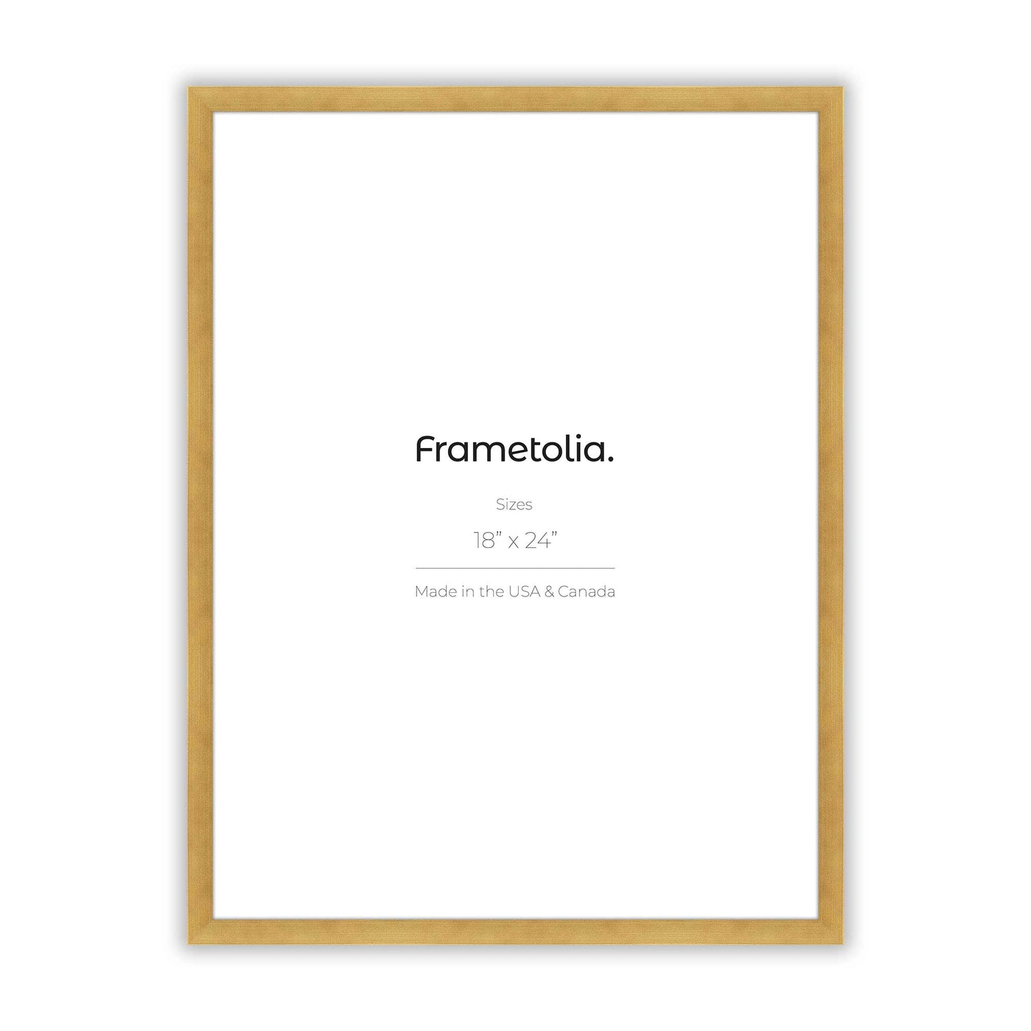 Brushed Gold Frame With Custom Print