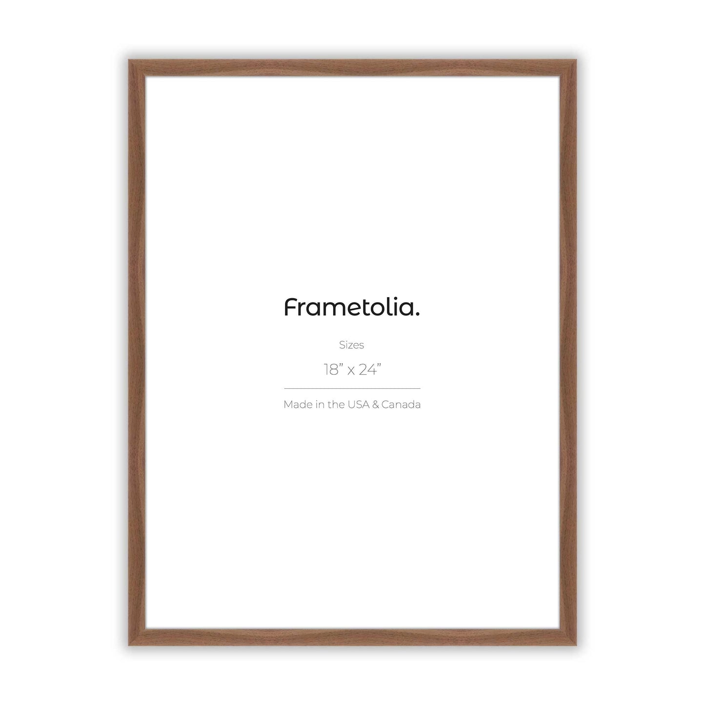 Brown Walnut Oslo Wall Frame