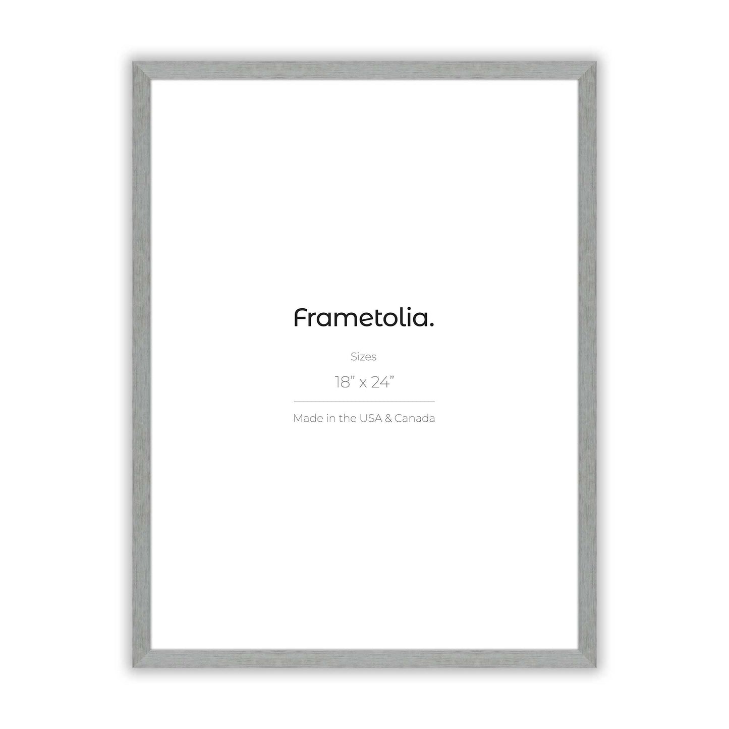 Heathered White Frame With Custom Print