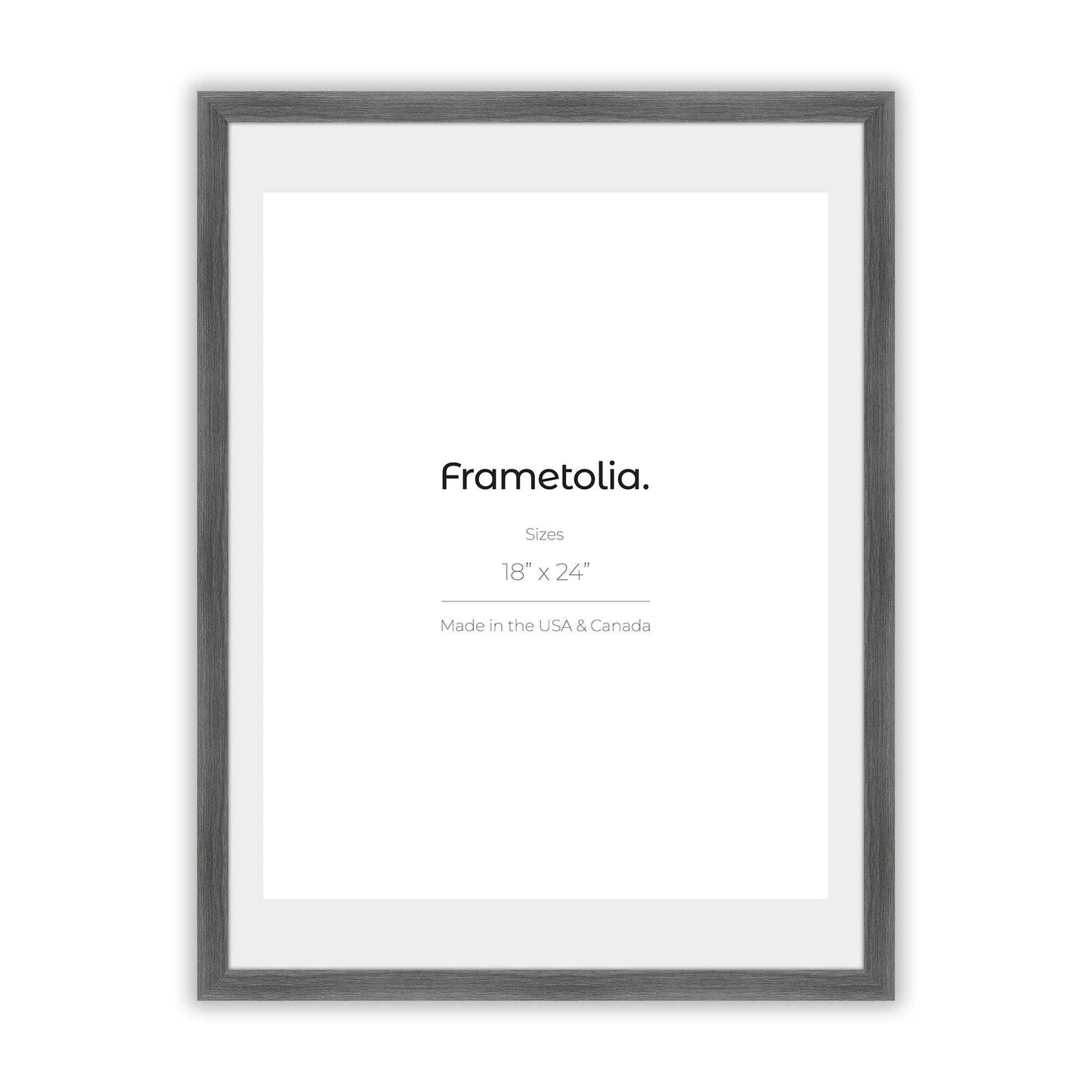 Gray Oak Heritage Wall Frame