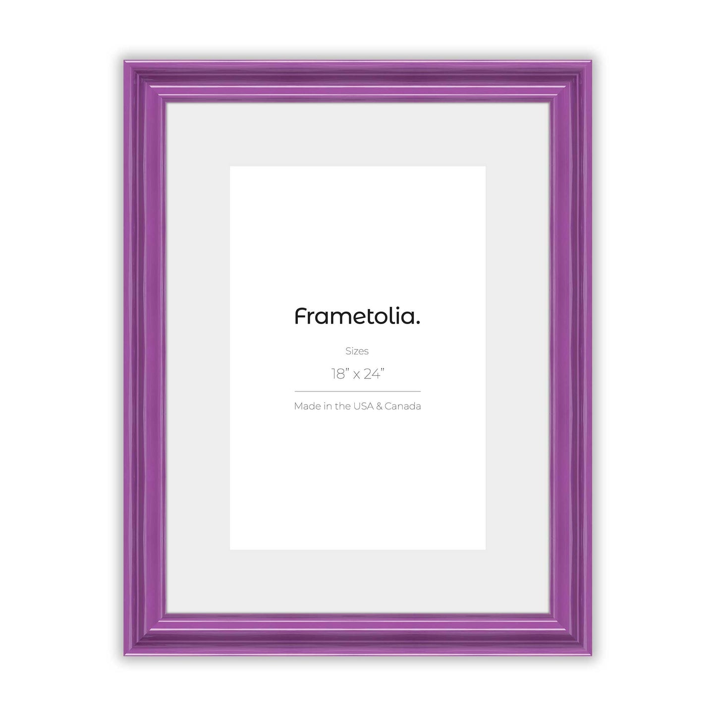 Royal Lilac Wide Width Wall Frame