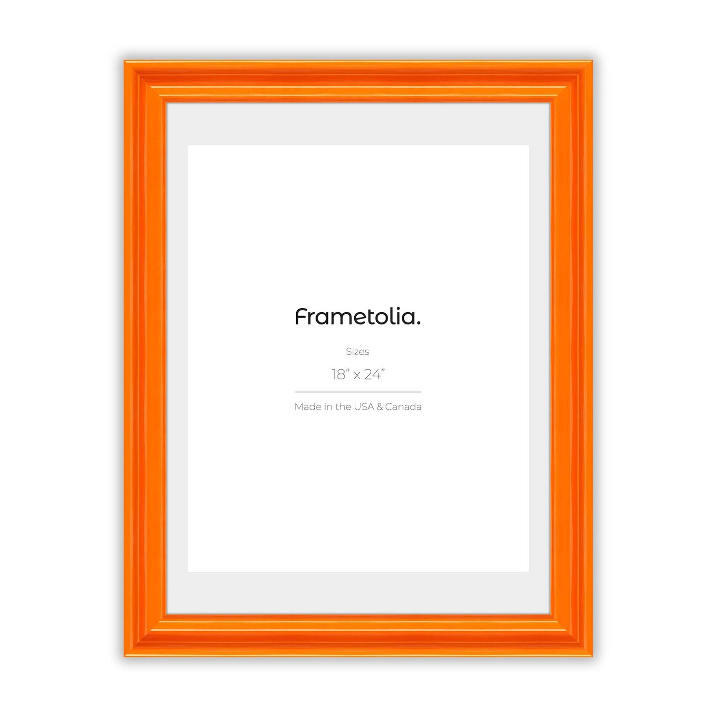 Orange Marmalade Wide Width Wall Frame