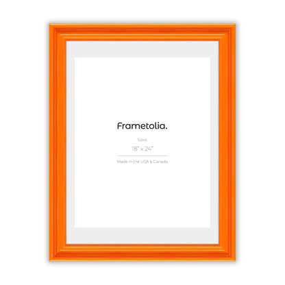 Orange Marmalade Wide Width Wall Frame