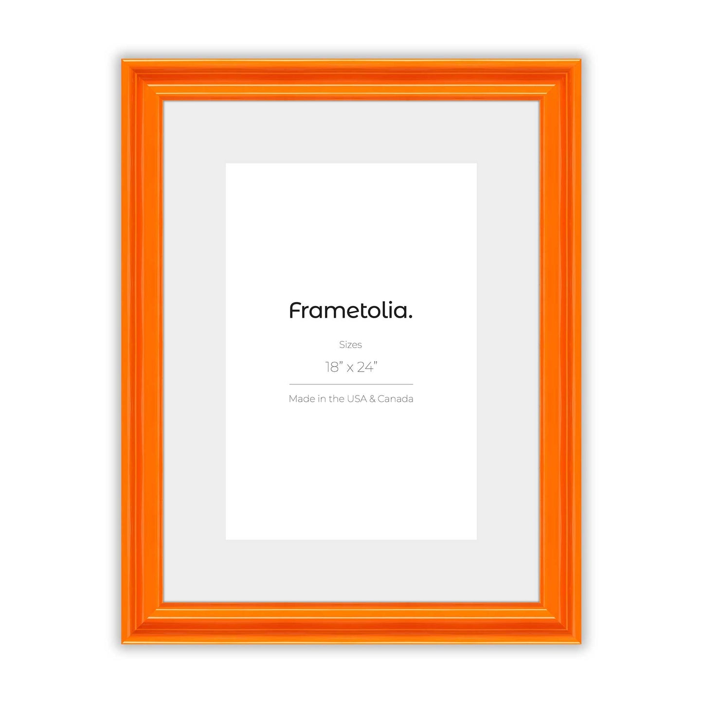 Orange Marmalade Wide Width Wall Frame