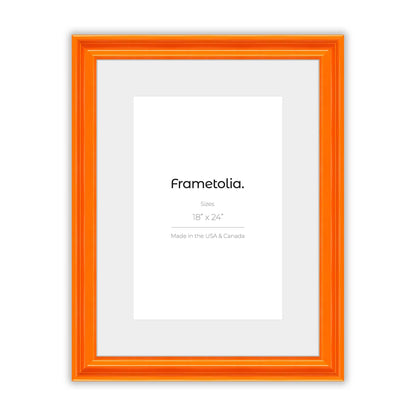 Orange Marmalade Wide Width Wall Frame