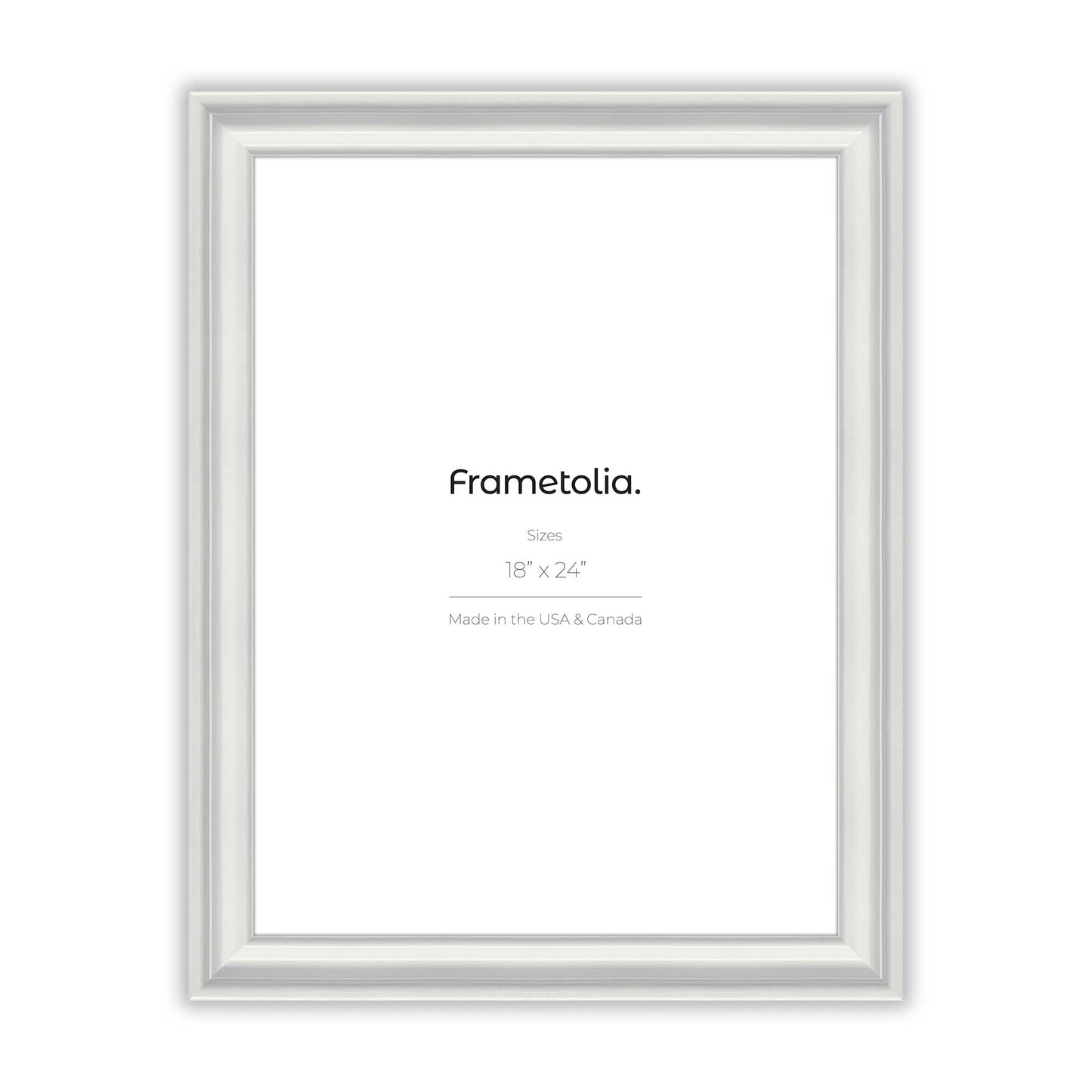 Electric White Gloss Frame With Custom Print