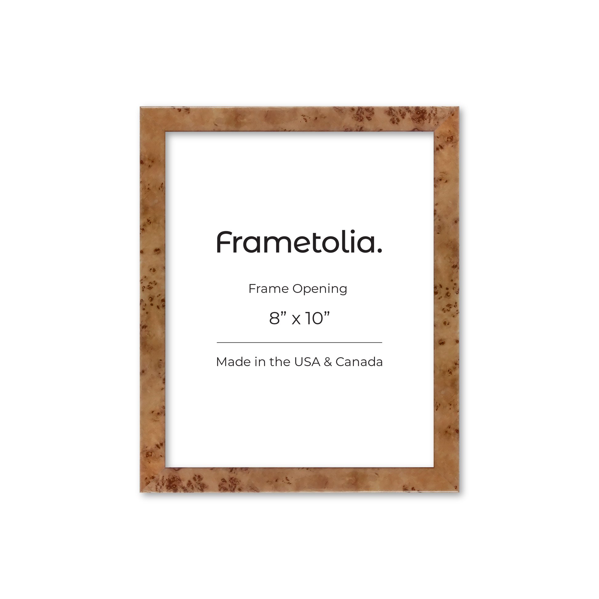 Golden Burlwood Verona Wall Frame
