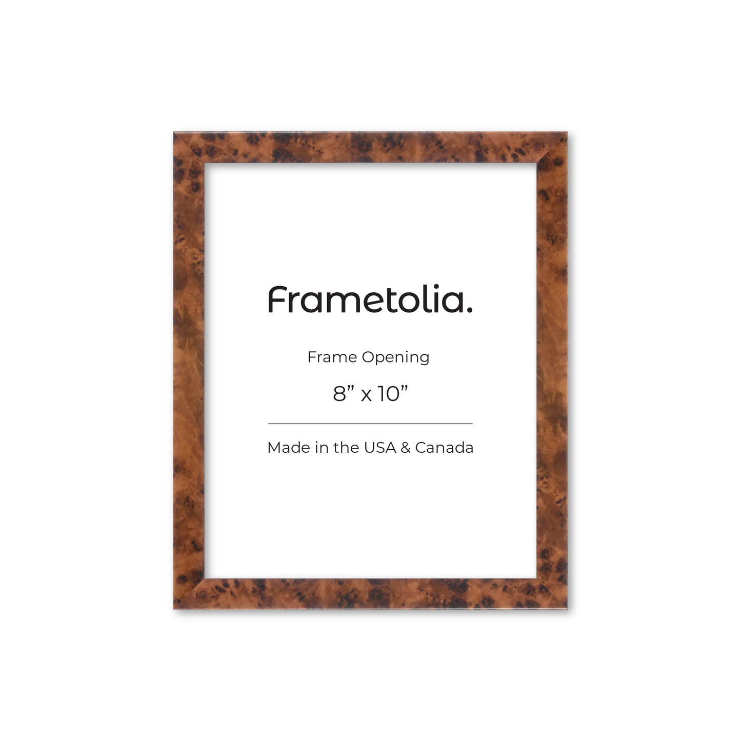 Amber Burlwood Verona Wall Frame
