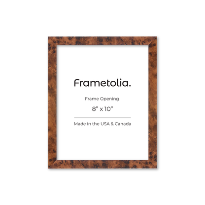 Amber Burlwood Verona Wall Frame