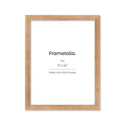 11" x 14" White Wash Natural Sierra Wall Frame