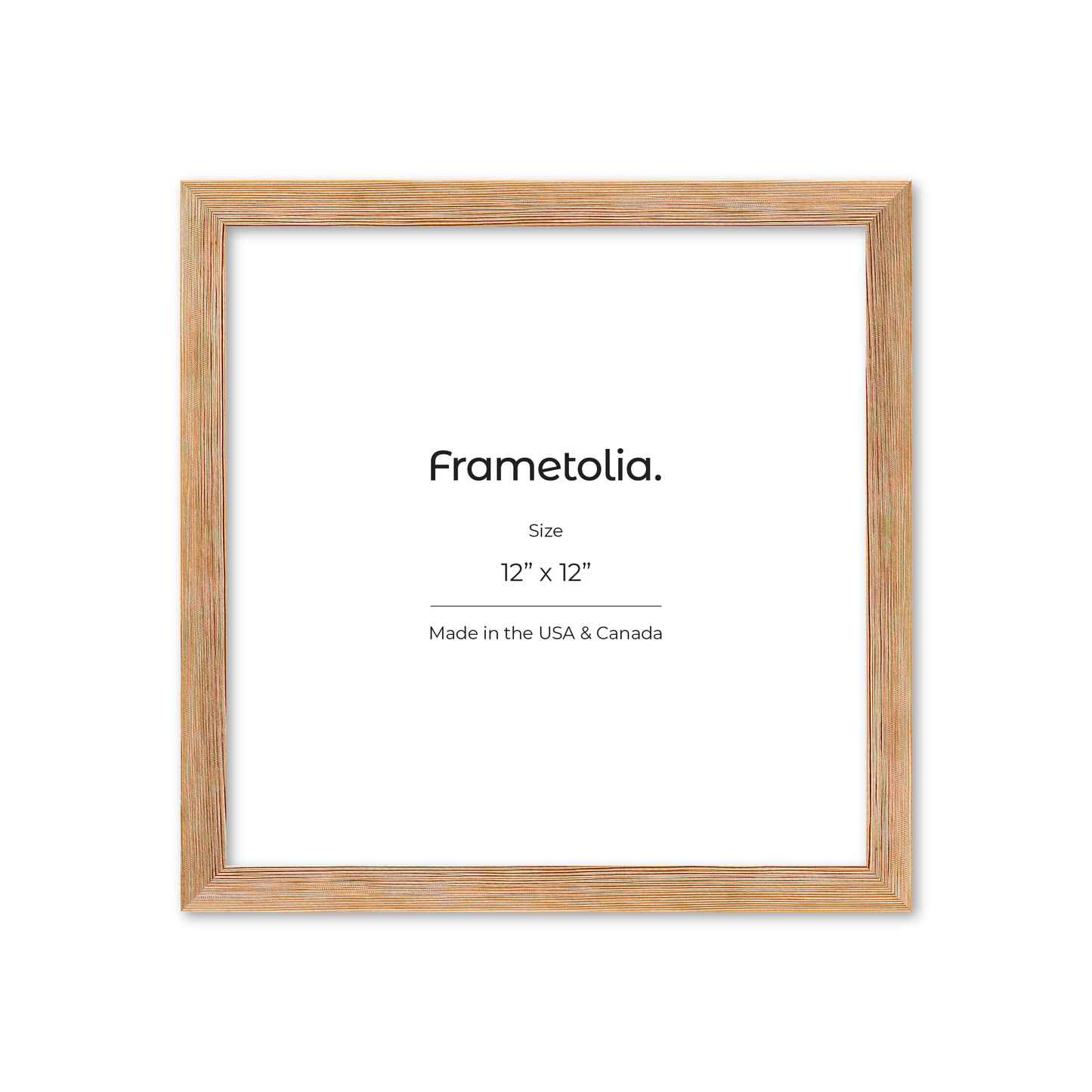 12" x 12" White Wash Natural Sierra Wall Frame