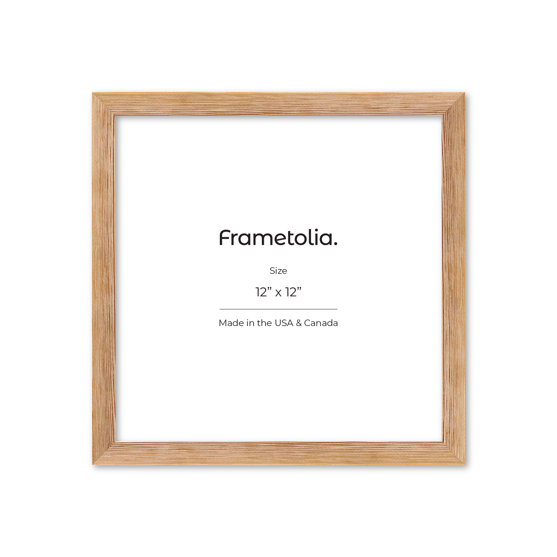 12" x 12" White Wash Natural Sierra Wall Frame