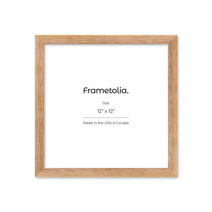 12" x 12" White Wash Natural Sierra Wall Frame