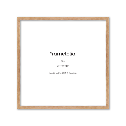 20" x 20" White Wash Natural Sierra Wall Frame