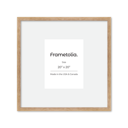 20" x 20" White Wash Natural Sierra Wall Frame