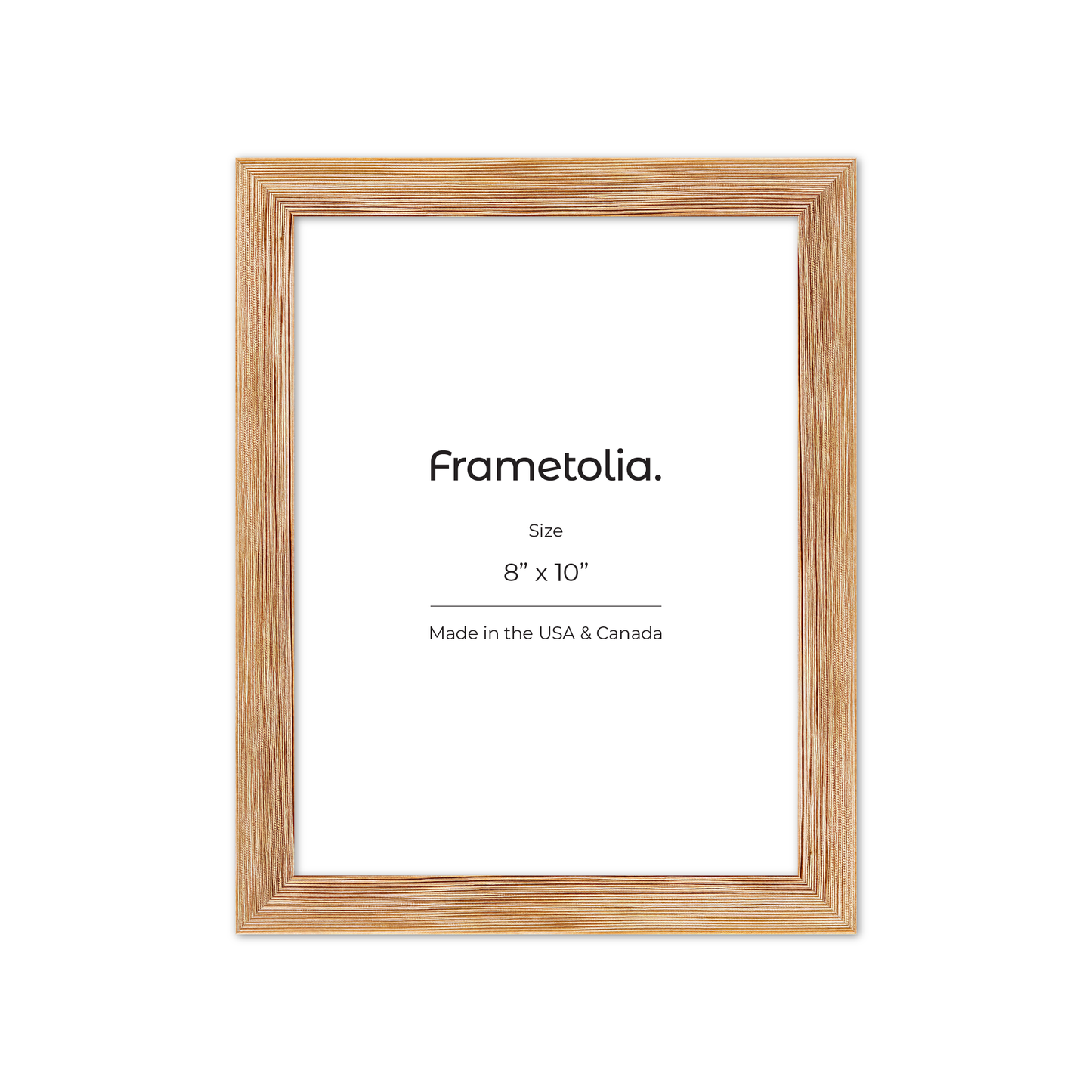 8" x 10" White Wash Natural Sierra Wall Frame