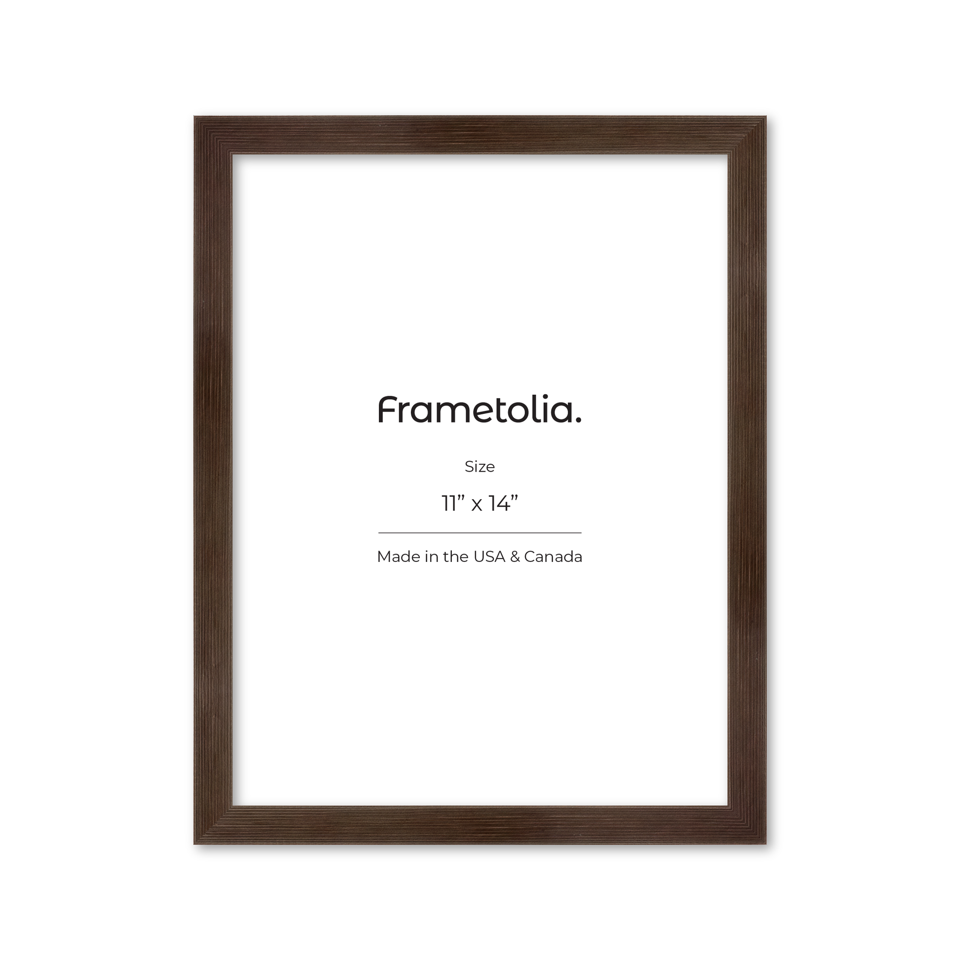 11" x 14" Soft Charcoal Sierra Wall Frame