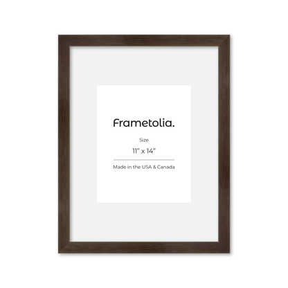 11" x 14" Soft Charcoal Sierra Wall Frame