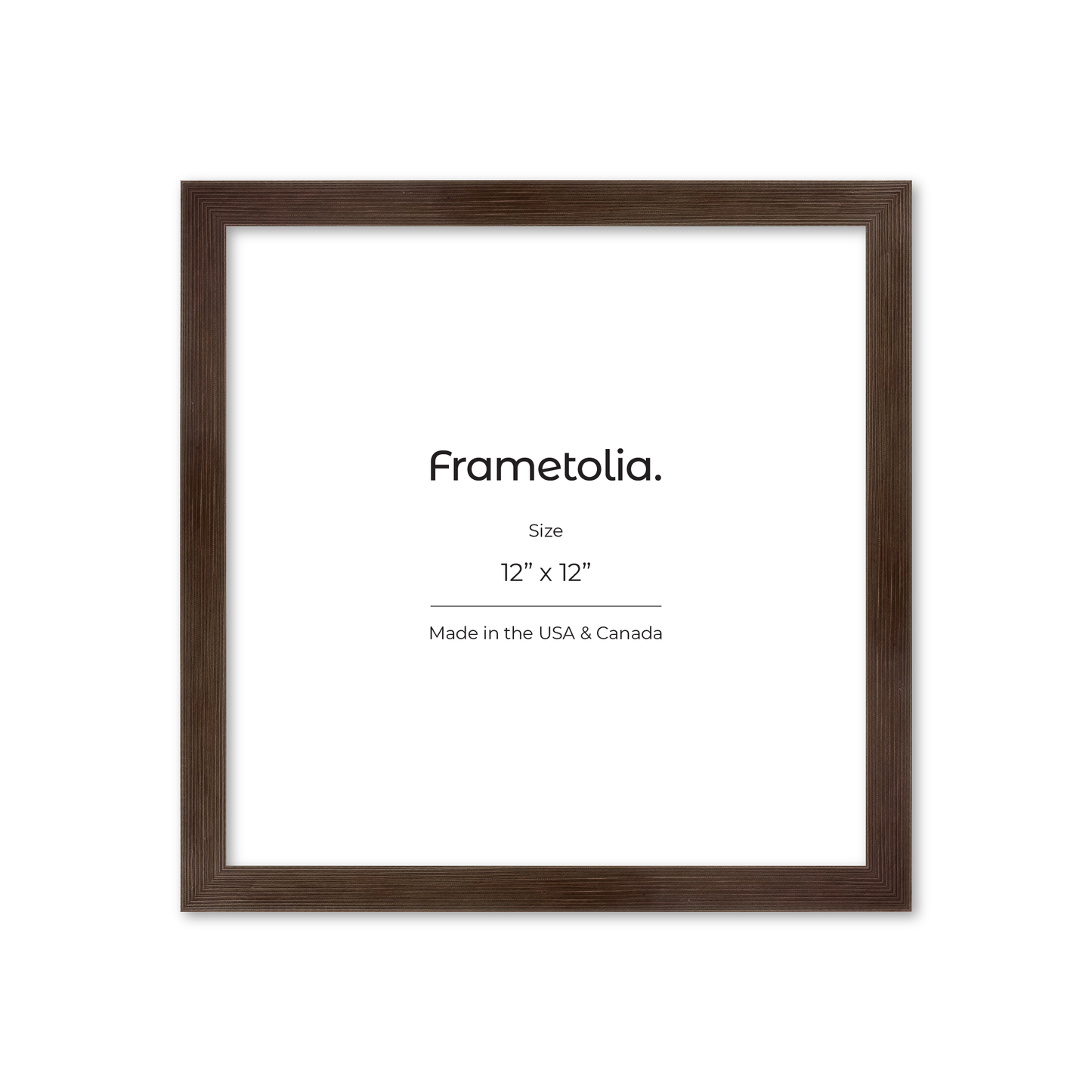 12" x 12" Soft Charcoal Sierra Wall Frame