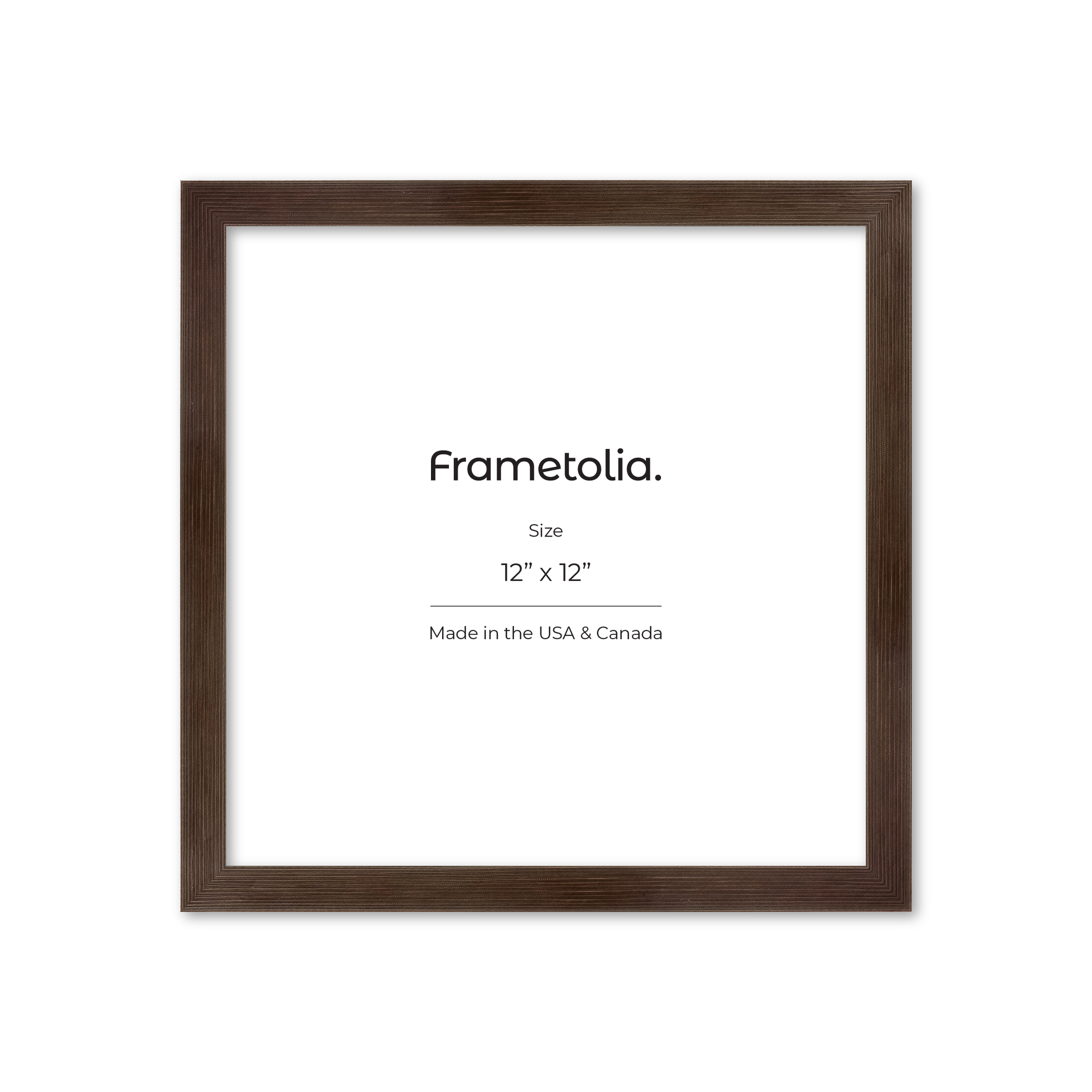 12" x 12" Soft Charcoal Sierra Wall Frame