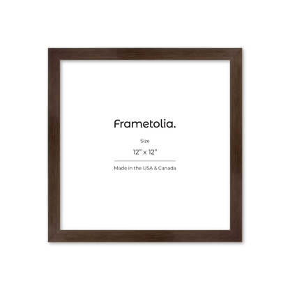 12" x 12" Soft Charcoal Sierra Wall Frame