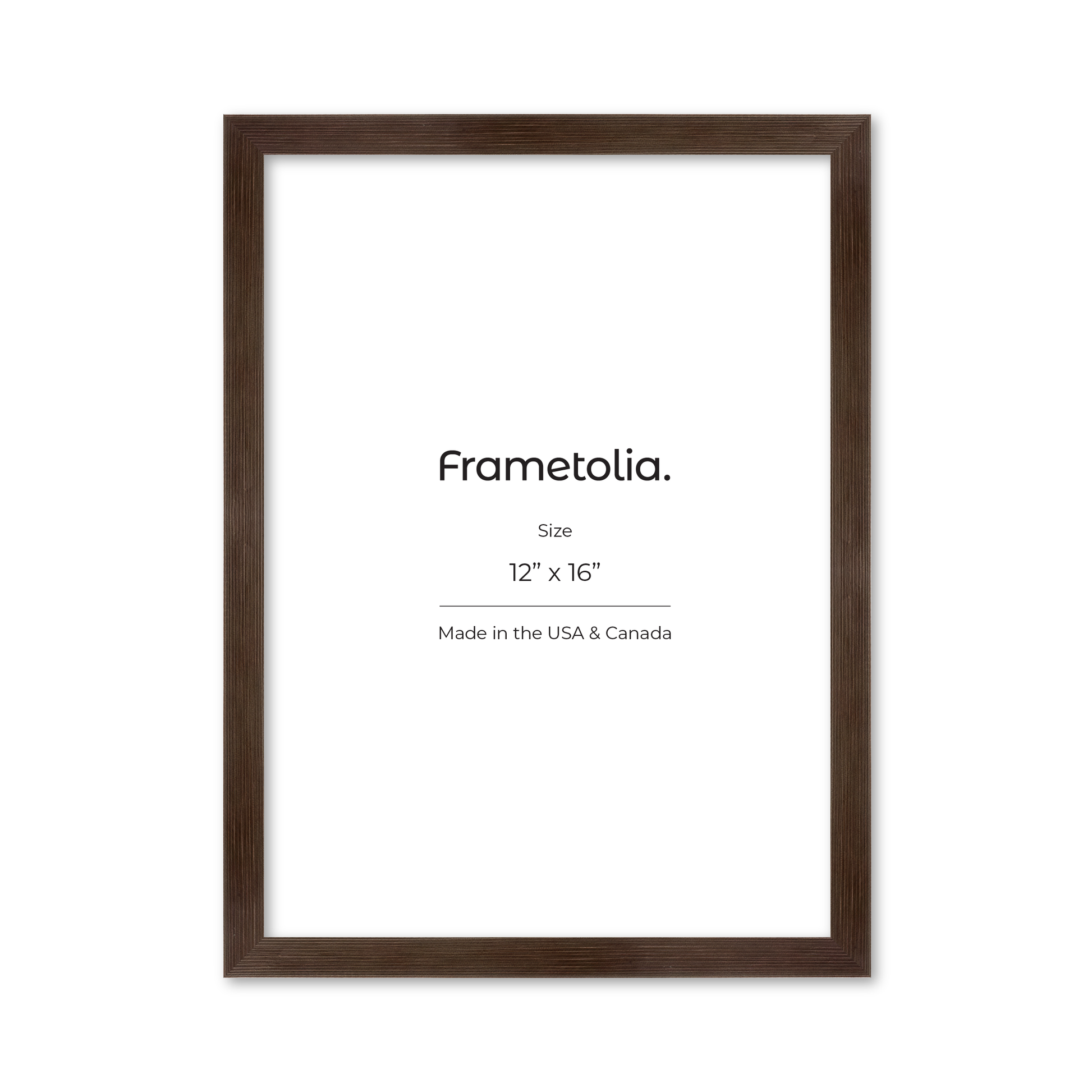 12" x 16" Soft Charcoal Sierra Wall Frame