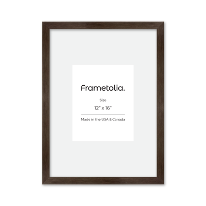 12" x 16" Soft Charcoal Sierra Wall Frame