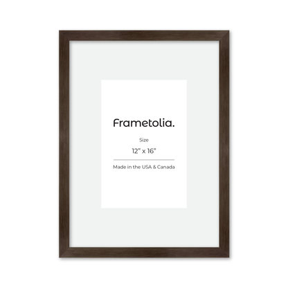 12" x 16" Soft Charcoal Sierra Wall Frame