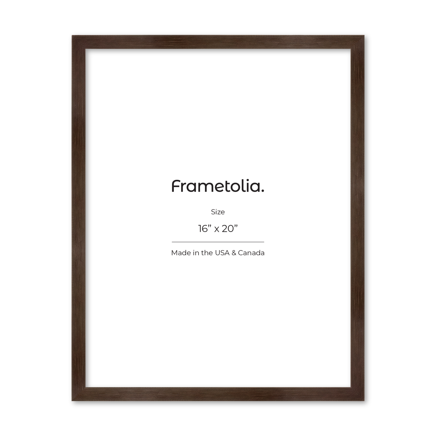 16" x 20" Soft Charcoal Sierra Wall Frame