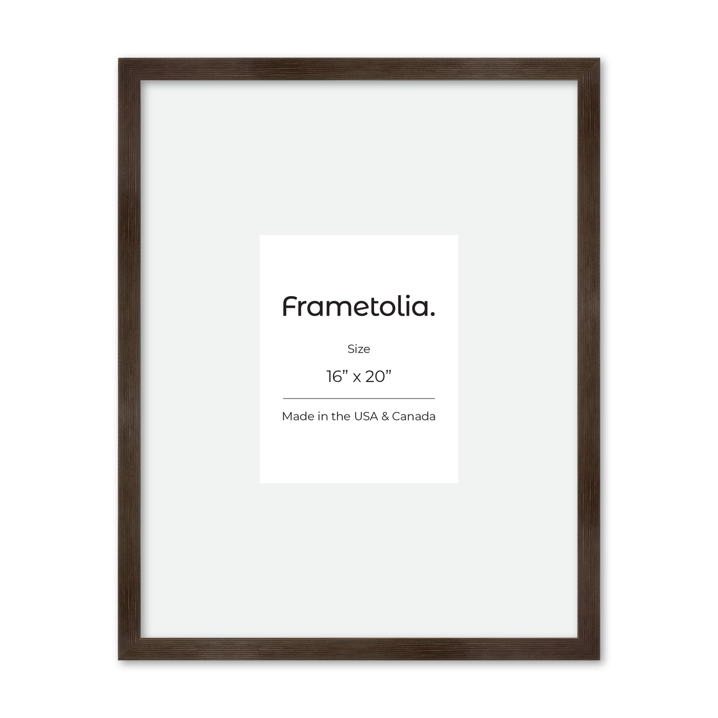 16" x 20" Soft Charcoal Sierra Wall Frame