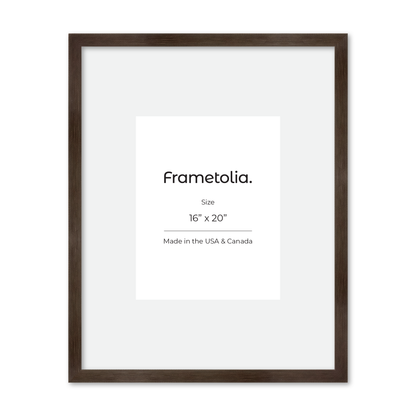 16" x 20" Soft Charcoal Sierra Wall Frame