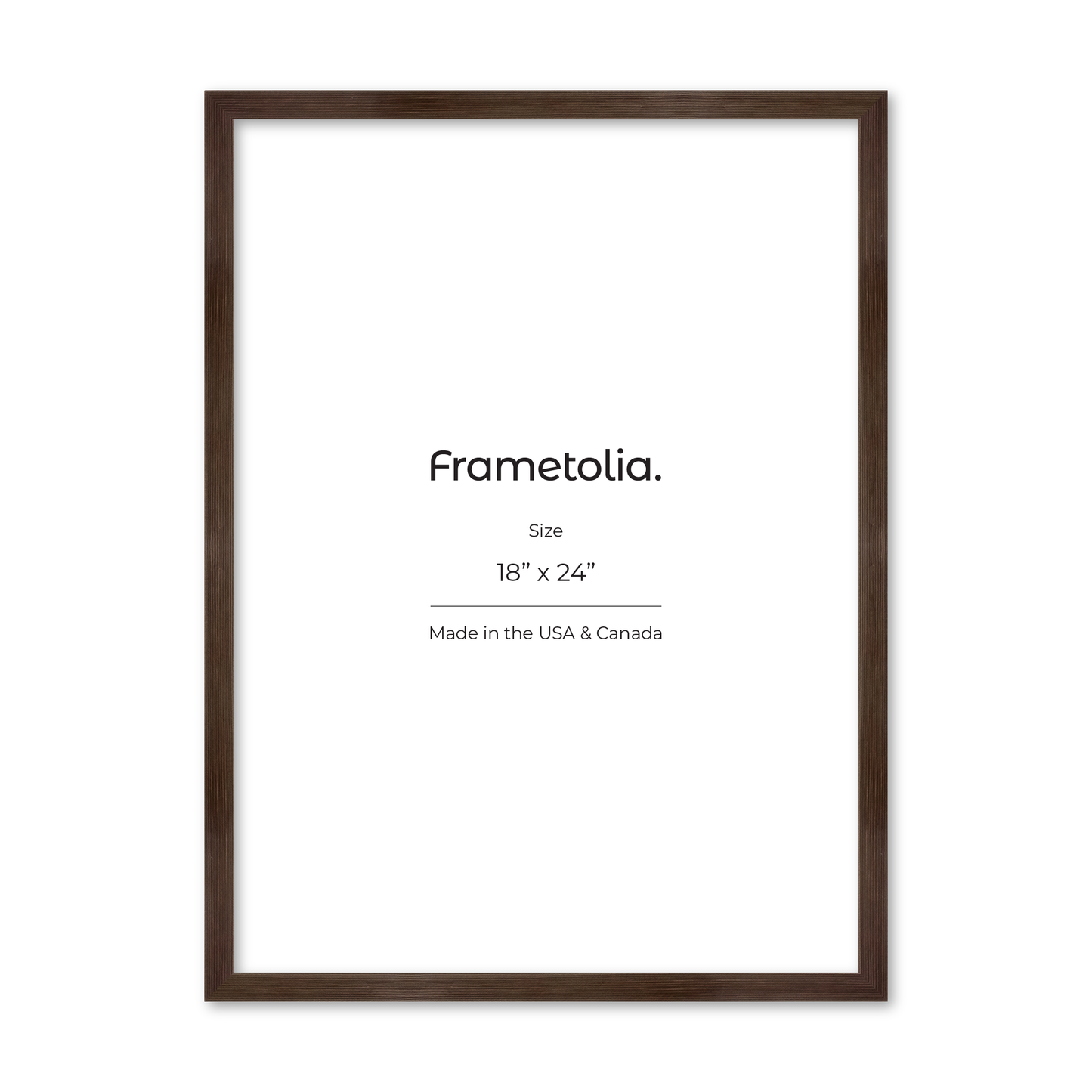 18" x 24" Soft Charcoal Sierra Wall Frame