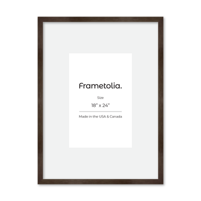 18" x 24" Soft Charcoal Sierra Wall Frame