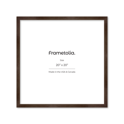 20" x 20" Soft Charcoal Sierra Wall Frame