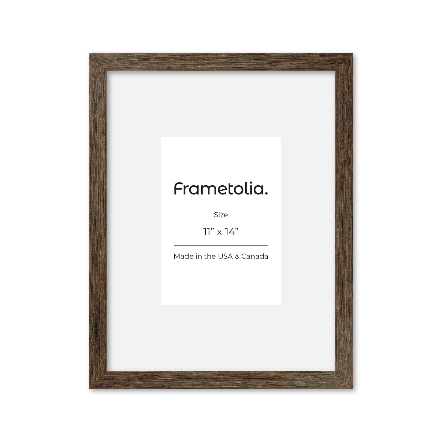 11" x 14" Soft Gray Sierra Wall Frame